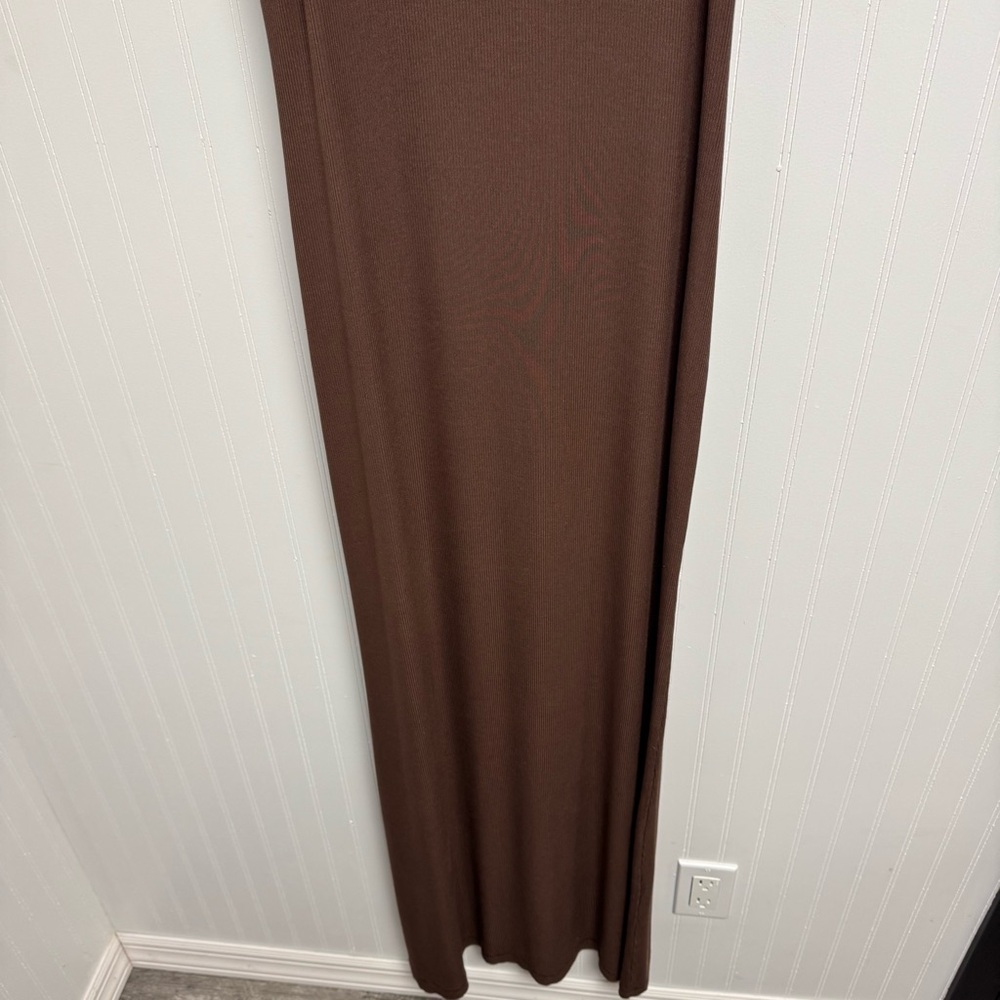 Skims XL Cocoa Soft Lounge Long Slip Dress - Picture 8 of 10